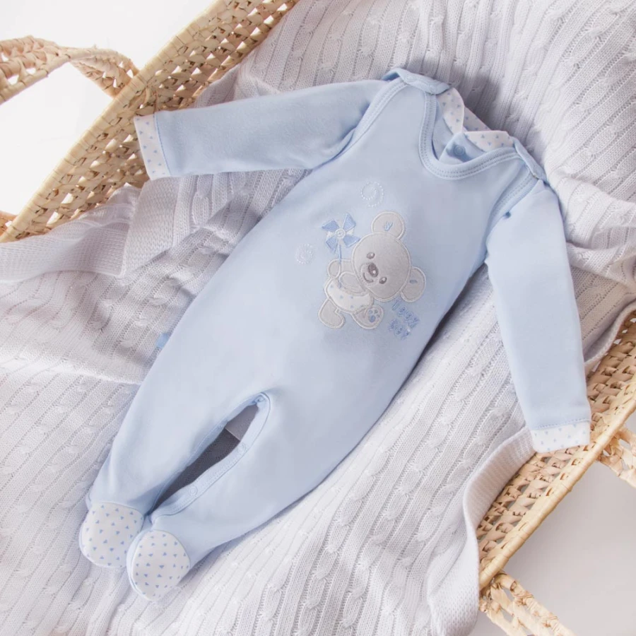 Kaftan niemowlęcy niebieski