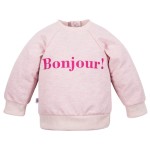 Розова суитшърт Bonjour