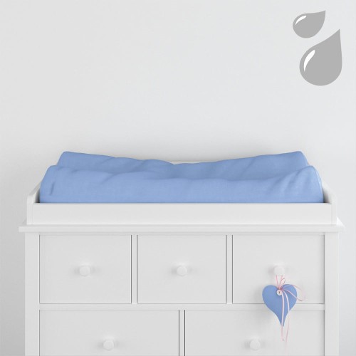 Changing cover waterproof blue 50x70