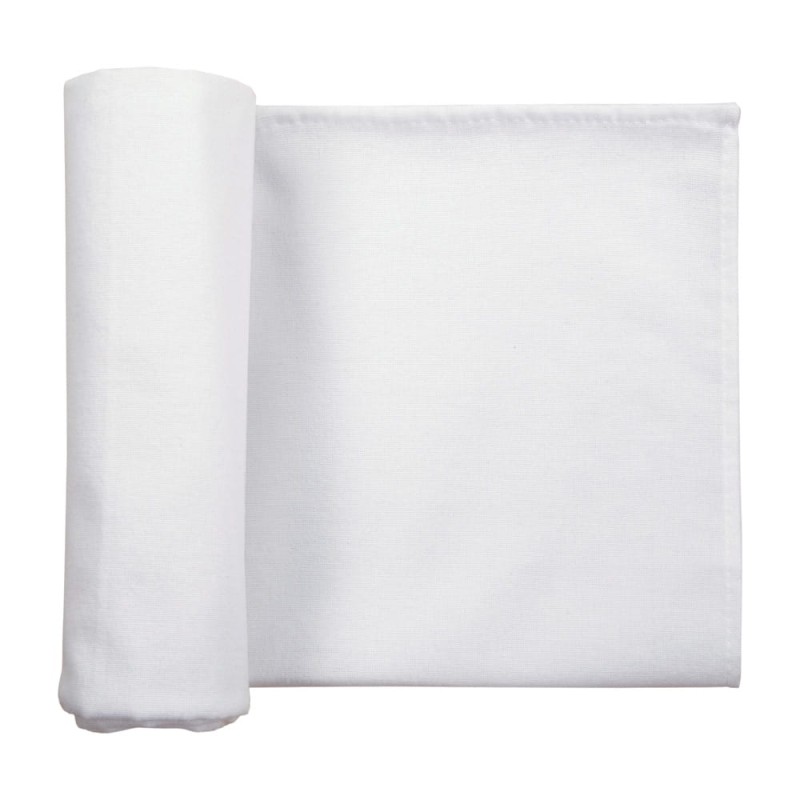 White flannel baby cloth 70x80 cm