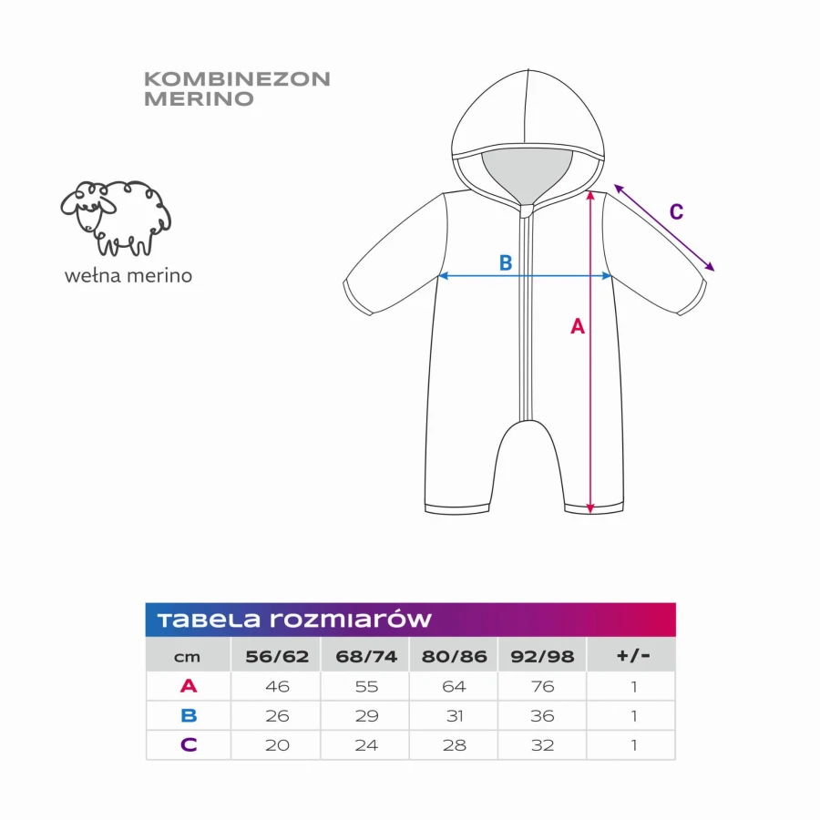 Kombinezon merino
