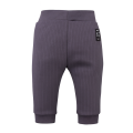 legginsy niemowlęce w prążek grafitowe 100% bawełna