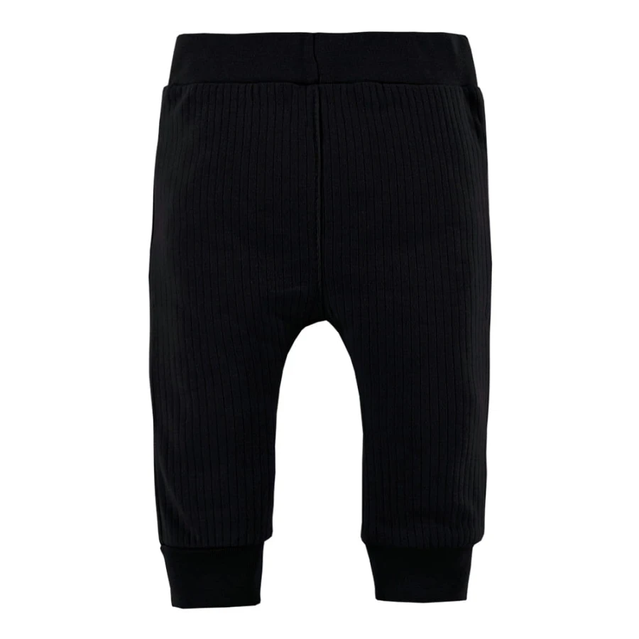 Legginsy w prążek czarne