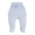 Baby set: bodysuit, sleepsuit and footed pants in blue