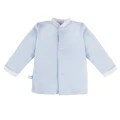 Baby set bodysuit, sleepsuit and jacket in blue