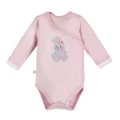 Pink baby set with bodysuit, sleepsuit, footed pants and hats