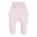 Pink baby set with bodysuit, sleepsuit, footed pants and hats