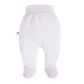 Ecru baby set with bodysuit, sleepsuit, footed pants and hats