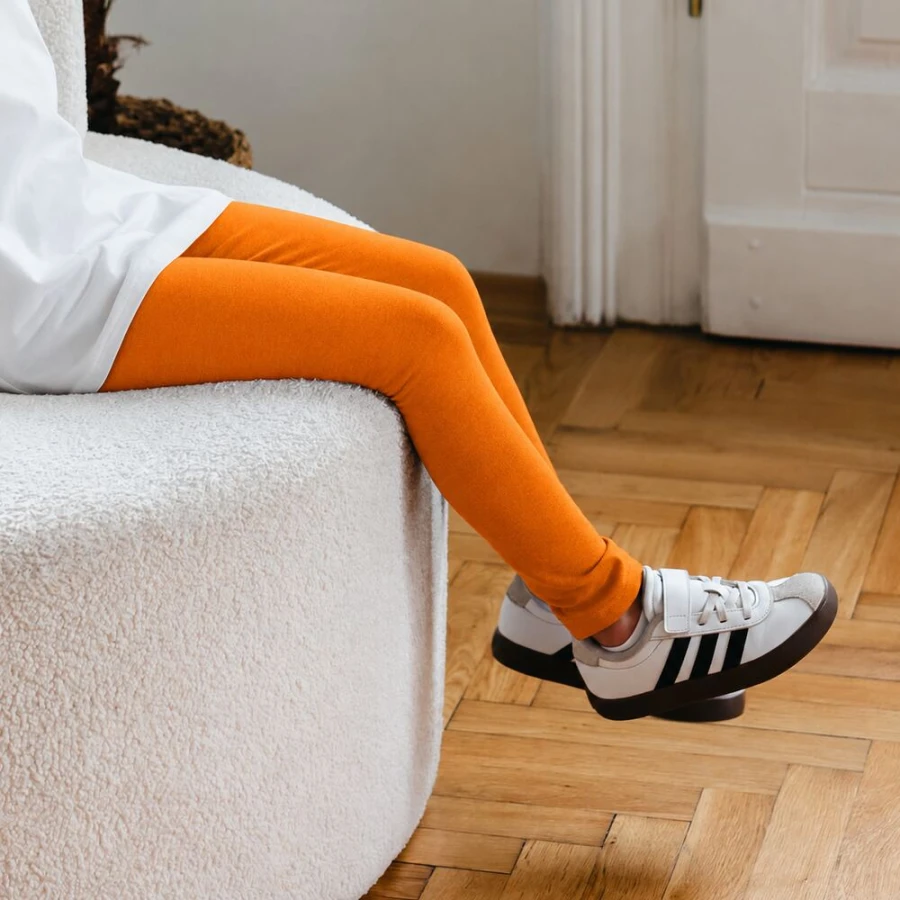 legginsy pomaranczowe