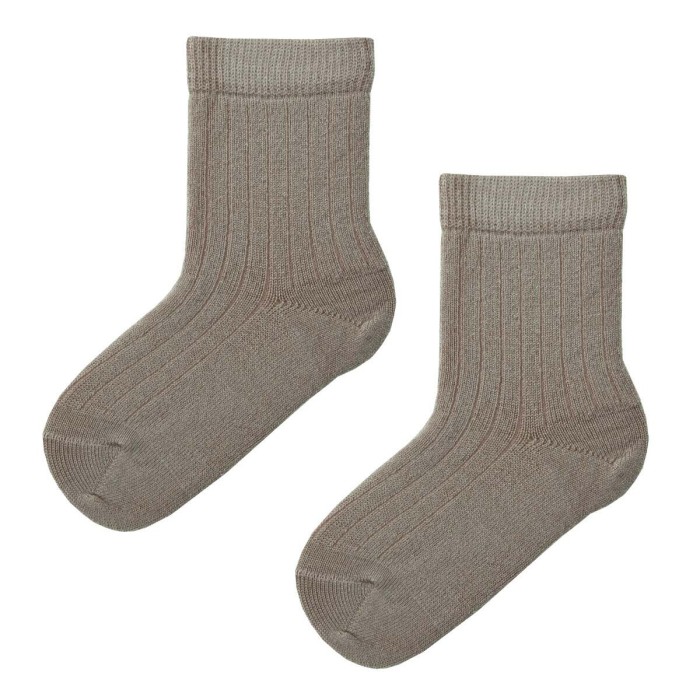 Бебешки чорапи мерино taupe