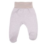 Joggers with feet BABY LOVE beige