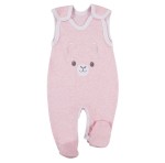 Romper suit BABY LOVE pink
