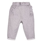 Trousers with frills SIMPLY COMFY gray