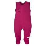 Бебешки гащеризони за сън с джобче SIMPLY COMFY бордо