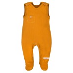 Бебешки гащеризони за сън с джобче SIMPLY COMFY в цвят мед