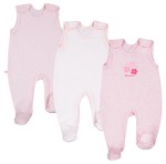 3-pack romper suit TINY pink