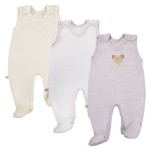 3-pack romper suit TINY beige