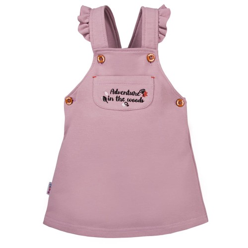 Dungarees dress ADVENTURE violet