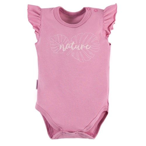 Bodysuits with frill NATURE pink