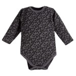 Bodysuits MAGIC with dots dark gray