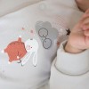 Komplet wyprawkowy MELLOW 4-częściowy szary
