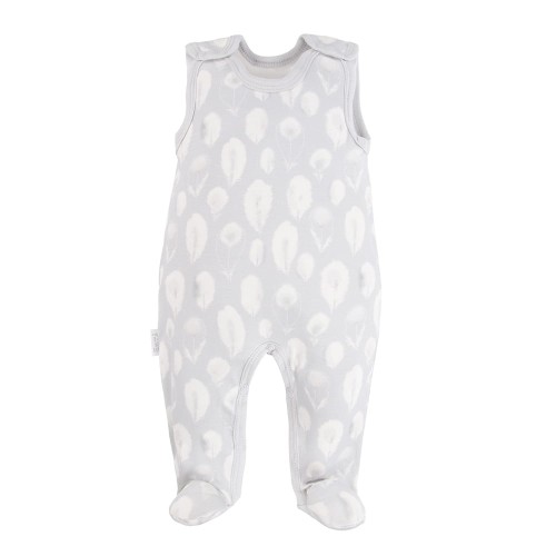 Romper suit bamboo gray