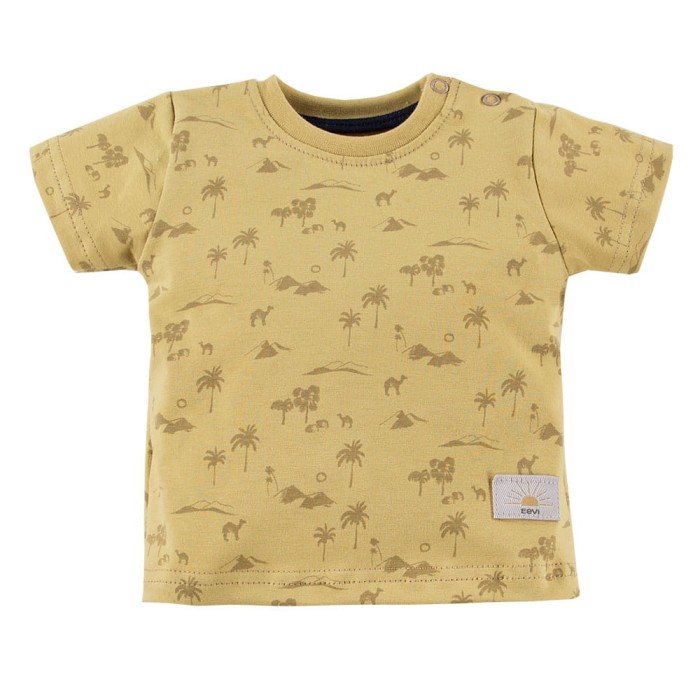 T-shirt dziecięcy SAHARA żółty