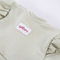 Olive girls dress with frills