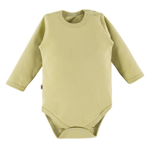Baby bodysuits olive long sleeve