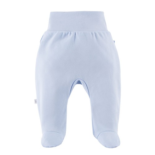 Joggers with feet light blue