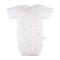 Cardigan bodysuit 3-pack with leaves pattern