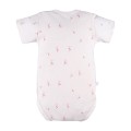 Cardigan bodysuit 3-pack with flower pattern
