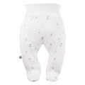 Joggers with feet green 3-pack with leaves pattern