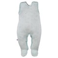 3-pack romper suit green with leaves pattern