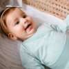 Body kopertowe niemowlęce zielone z delikatnym nadrukiem