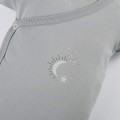 Cardigan bodysuit with star pattern