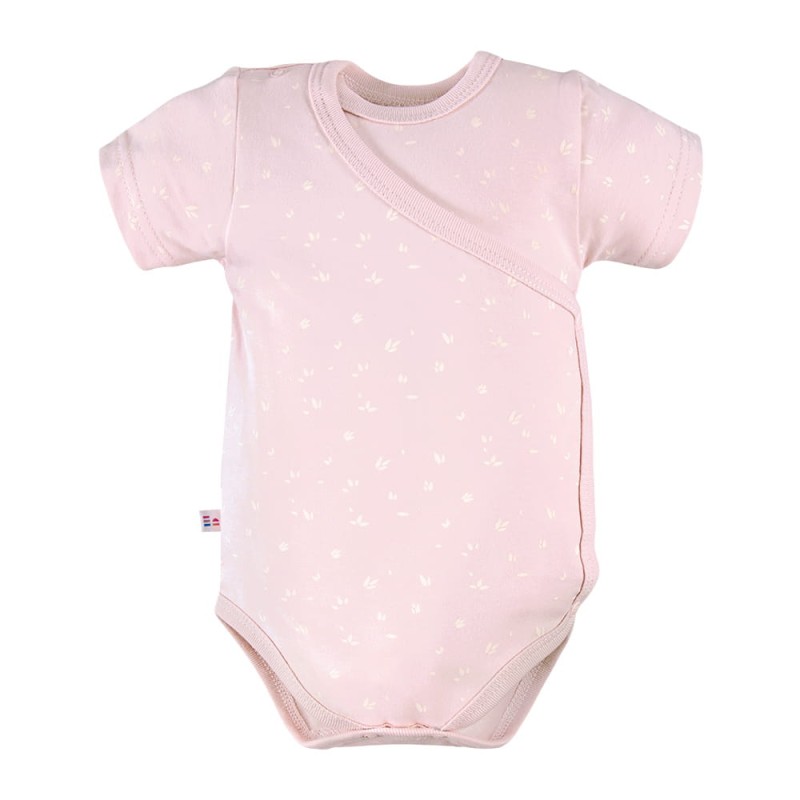 Cardigan bodysuit with flower pattern