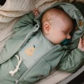 Body kopertowe niemowlęce zielone z owocami dla niemowlaka