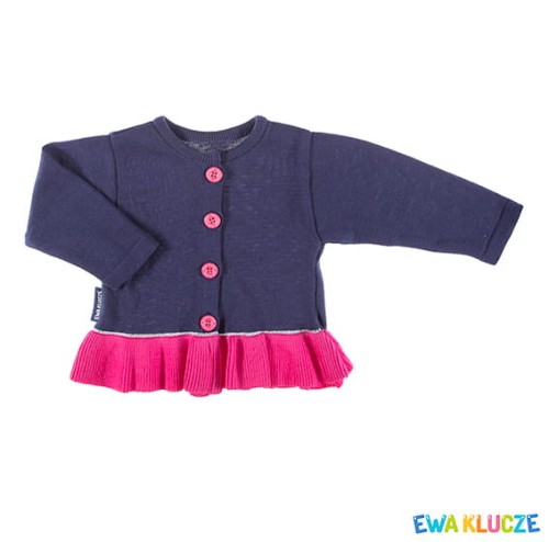 Cardigan COSMOS navy/pink