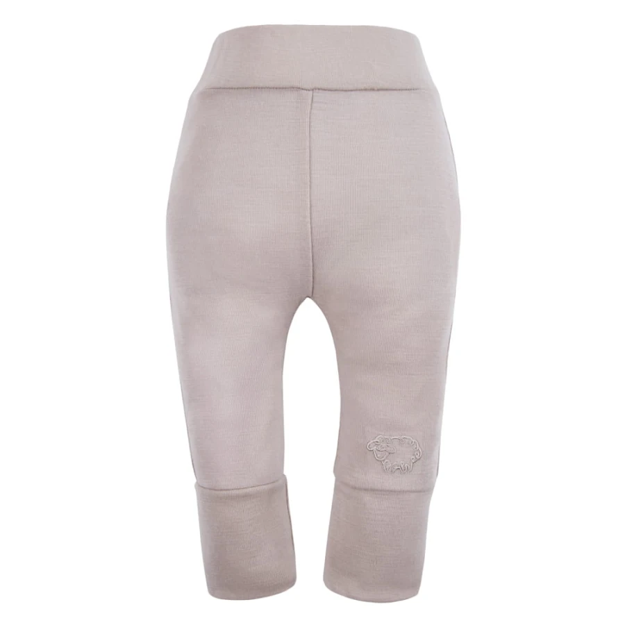 Legginsy merino beżowe