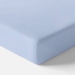 Синьо хавлиено чаршафче 120x60