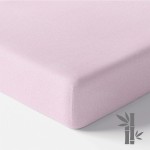 Детский бамбуковый непромокаемый розовый чаршаф 120x60