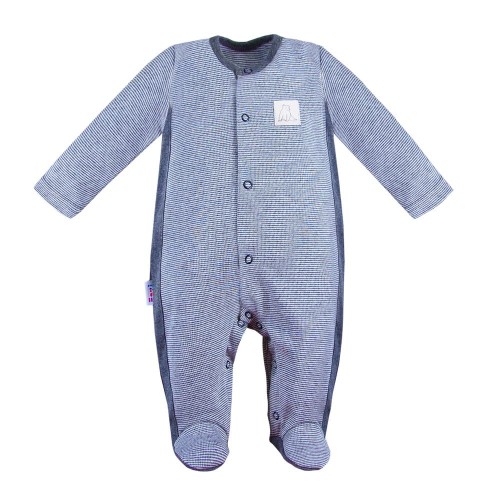 Sleepsuit striped UNIQUE navy blue 056